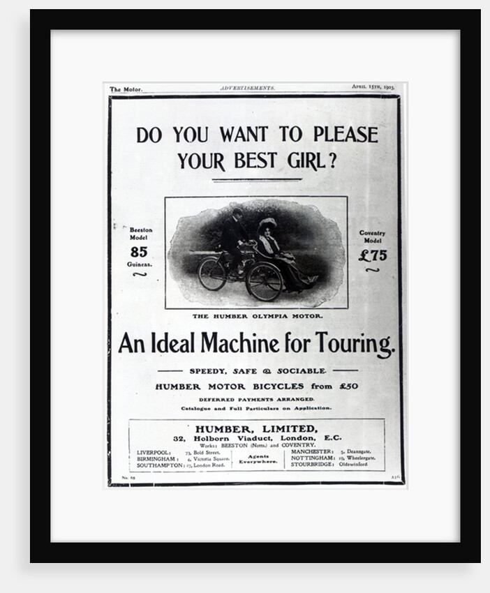 Do You Want to Please Your Best Girl?, April 15th 1903 by English School