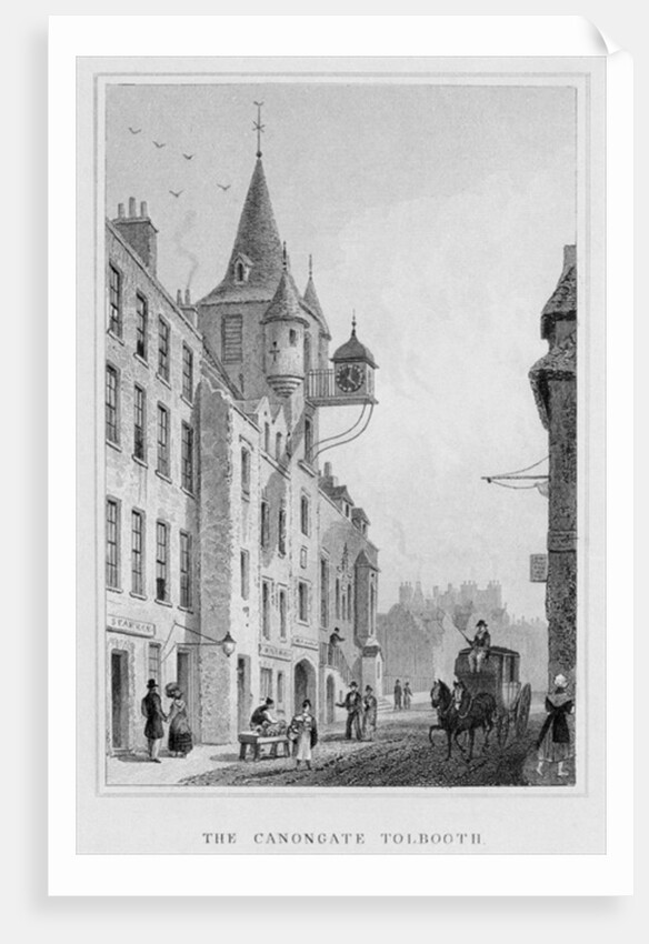 The Canongate Tolbooth, Edinburgh by Thomas Hosmer Shepherd