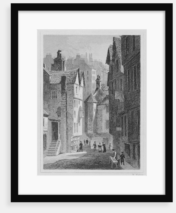 High School, Wynd, Edinburgh engraved by William Watkins, 1831 by Thomas Hosmer Shepherd