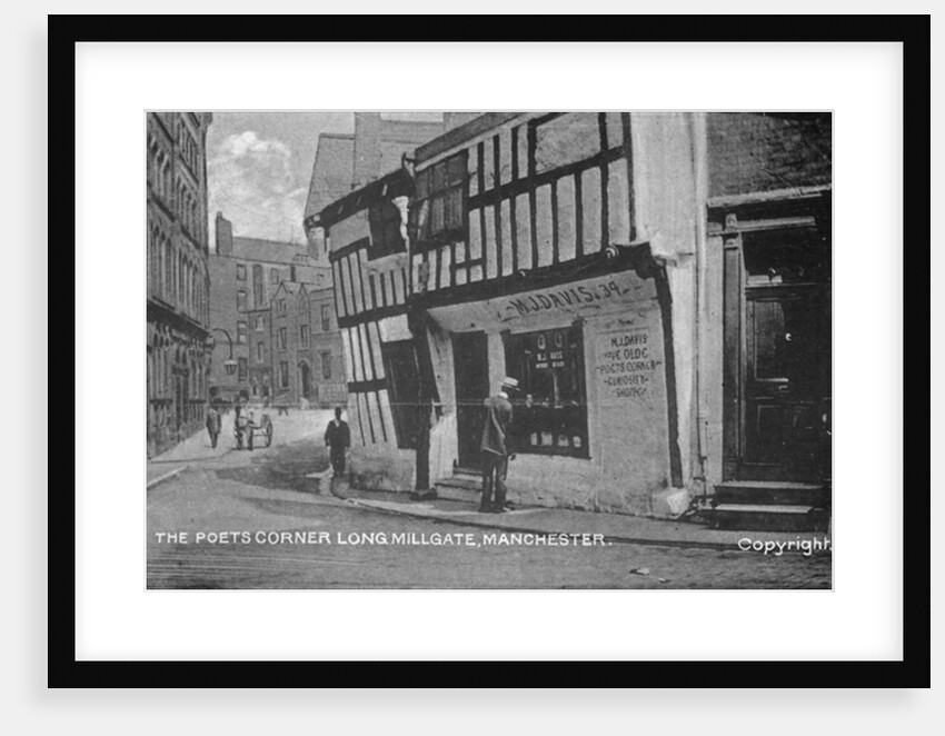 The Poet's Corner, Long Millgate, Manchester, c.1910 by English Photographer
