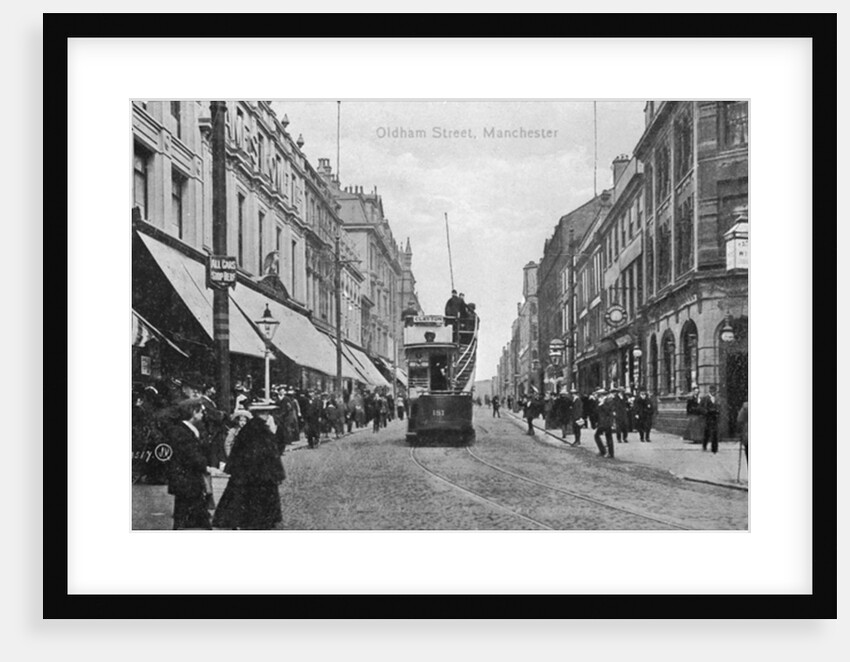 Oldham Street, Manchester, c.1910 by English Photographer