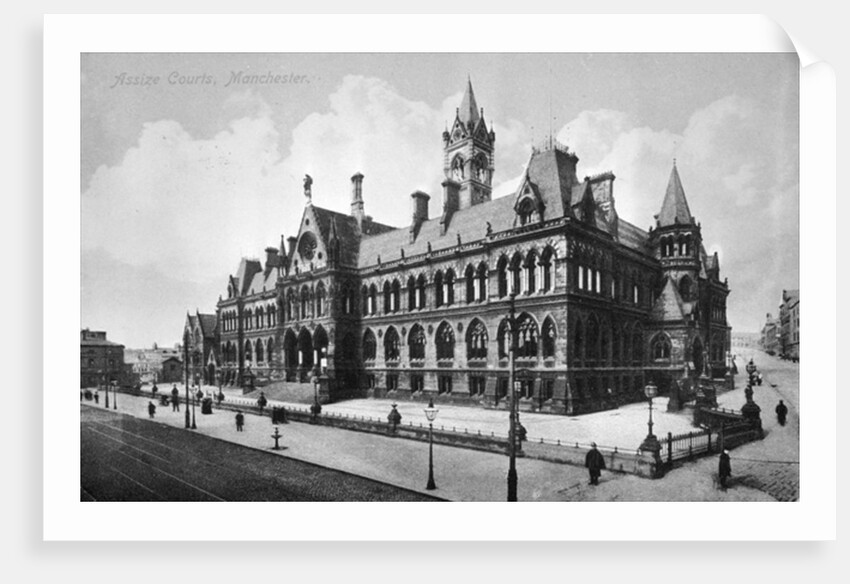 Assize Courts, Manchester, c.1910 by English Photographer