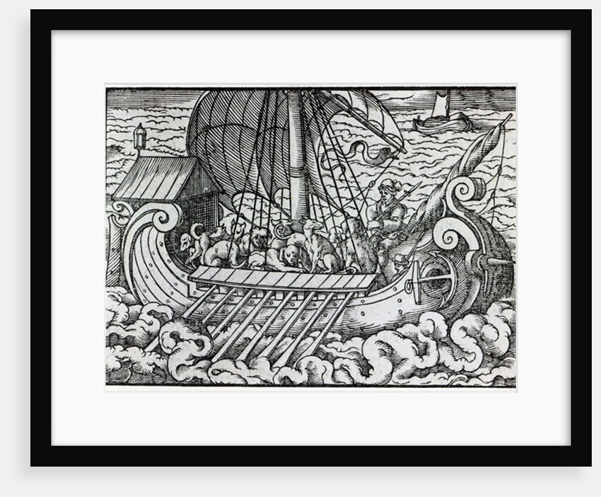 Viking Ship, 16th century by German School