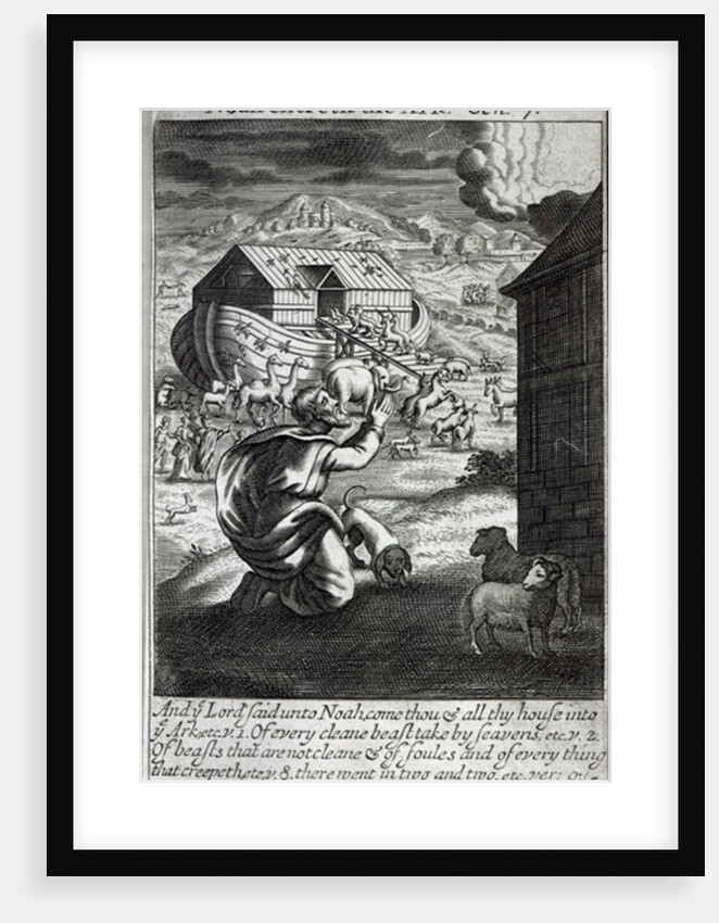 Noah entreth the Ark by School English