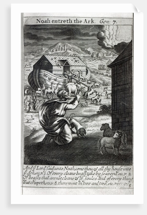 Noah entreth the Ark by School English