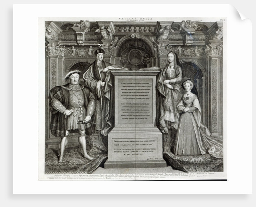 Familia Regia, or The Family of Henry VIII, 1742 by George Vertue