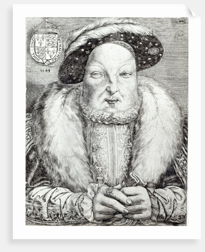 Portrait of Henry VIII, 1548 by Cornelis Massys