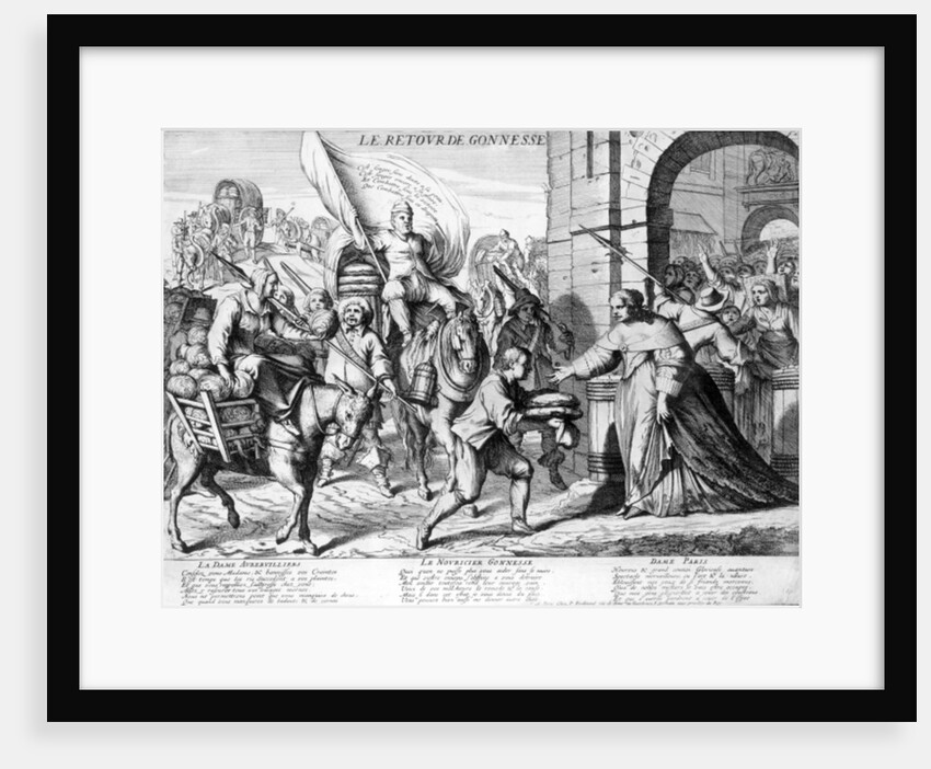Le Retour de Gonnesse, April 1649 by French School