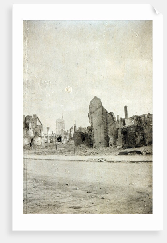 The Square, Ypres, June 1915 by English Photographer