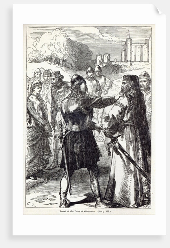 Arrest of the Duke of Gloucester by English School