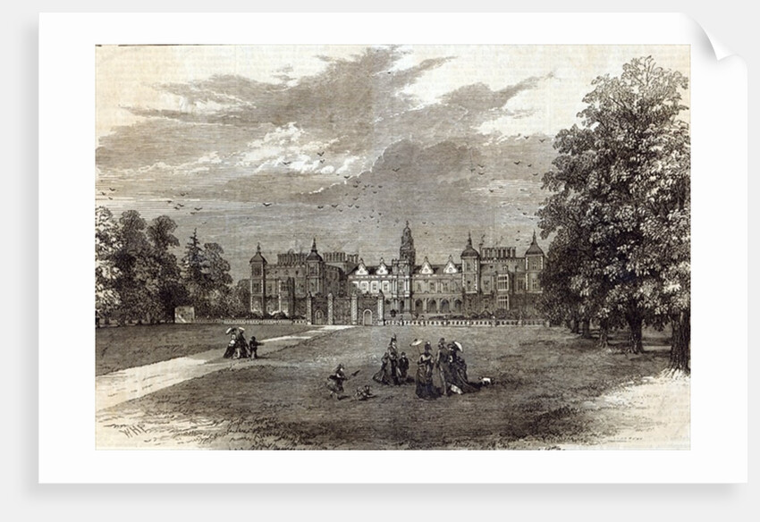 Hatfield House, the Seat of the Marquis of Salisbury by English School