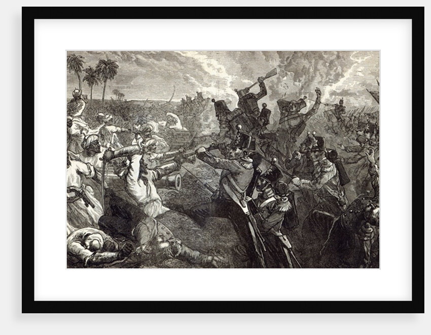 The Battle of Ferozeshah by English School