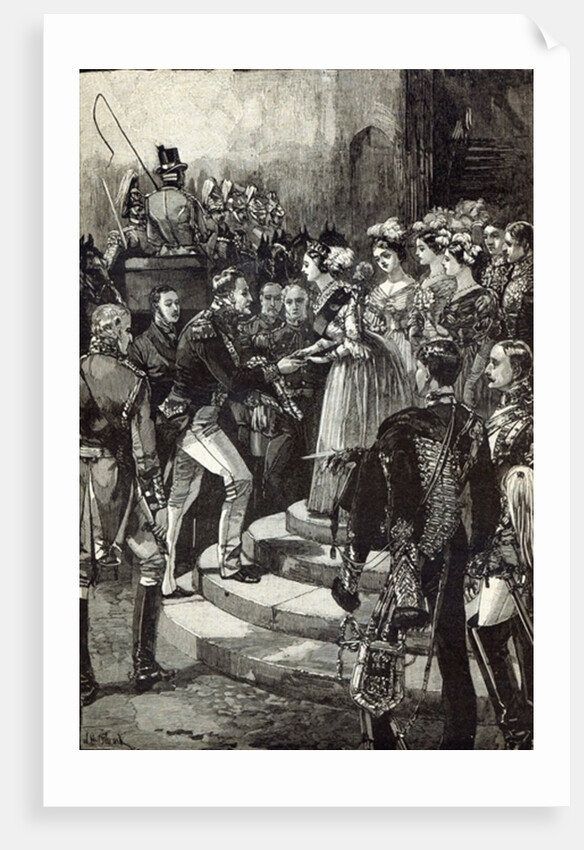 Reception of Louis Philippe at Windsor Castle by English School