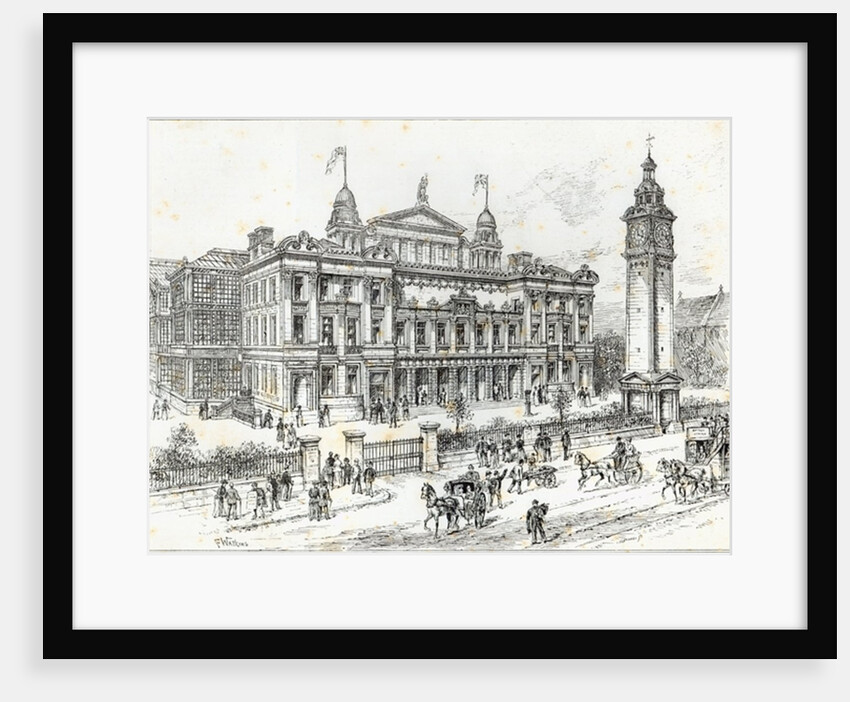 Completed buildings of the People's Palace, Mile End Road, East London by Frank Watkins