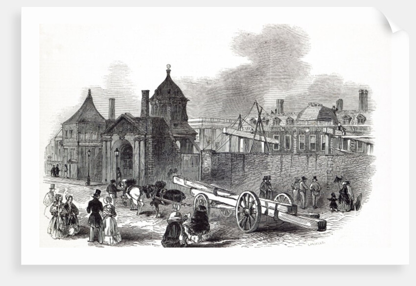 Present state of the British Museum by English School