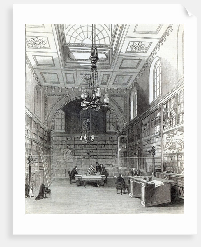 Library of the House of Lords by English School
