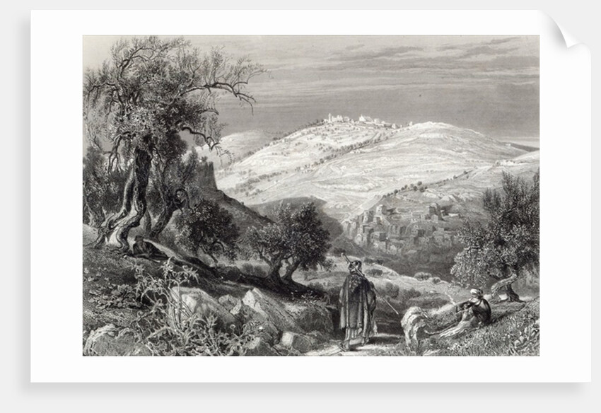 The Mount of Olives by Harry (after) Fenn