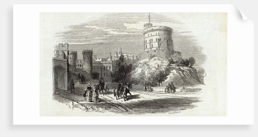Windsor Castle - the Round Tower by English School