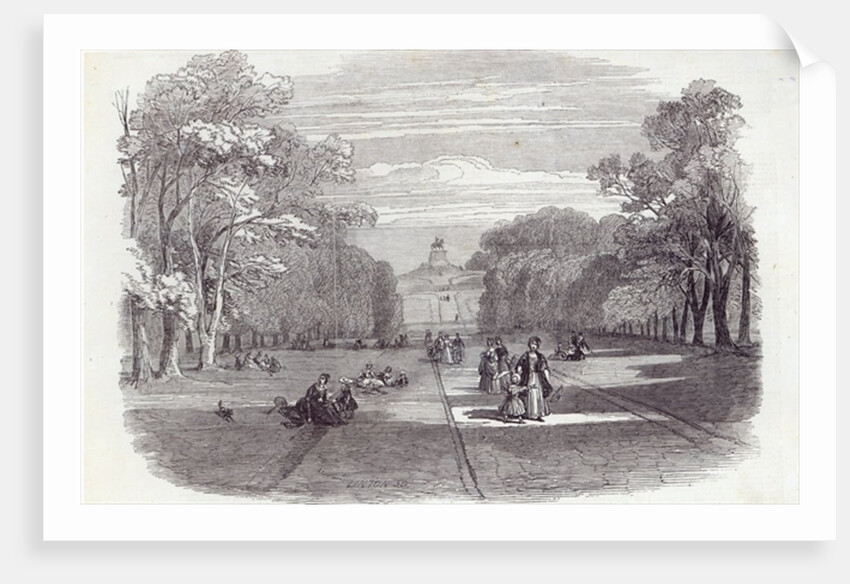 The Long Walk, Windsor by English School