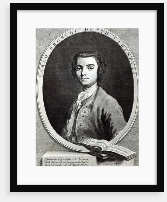 Carlo Broschi, 1735 by Jacopo Amigoni