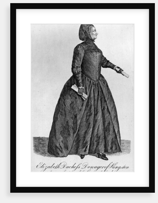 Elizabeth Chudleigh, Countess of Bristol and Duchess of Kingston, 1776 by English School