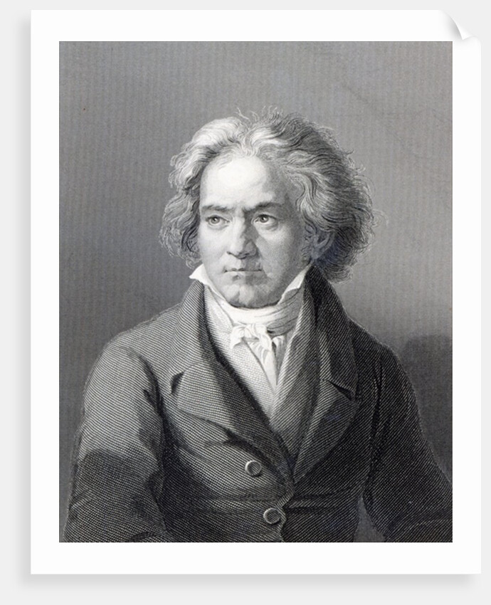 Ludwig van Beethoven by August Karl Friedrich von Kloeber (after)