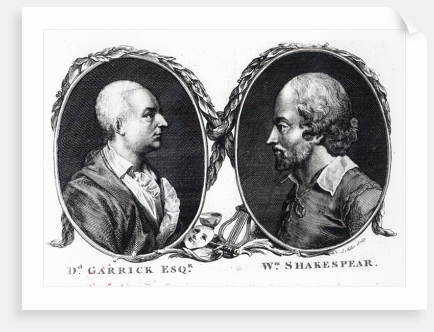 David Garrick and Shakespeare by English School