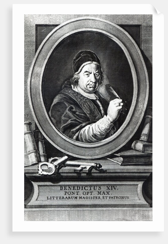 Pope Benedict XIV by Antonio Baratti