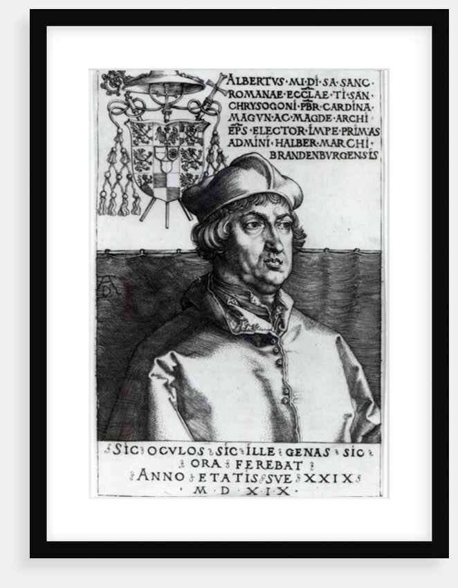 Albrecht of Brandenburg, 1519 by Albrecht Dürer or Duerer