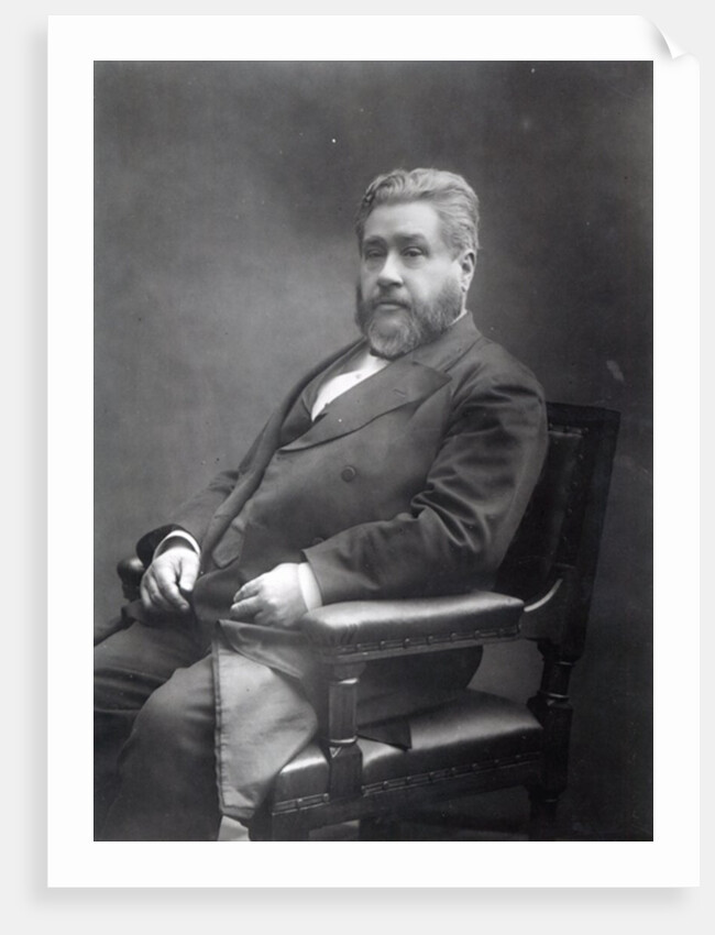 Reverend Charles Haddon Spurgeon by Elliott & Fry Studio