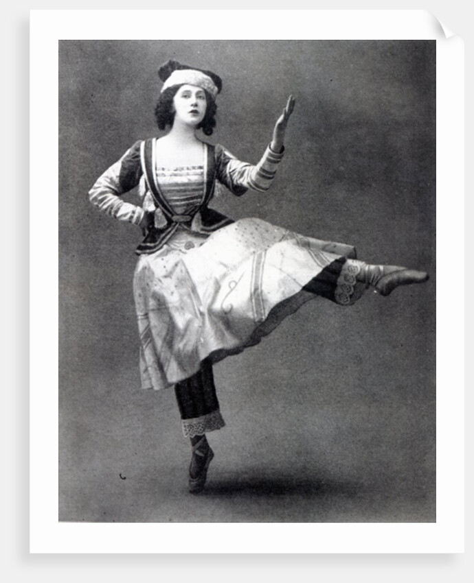 Tamara Karsavina in the ballet 'Petrouchka', 1911 by French Photographer