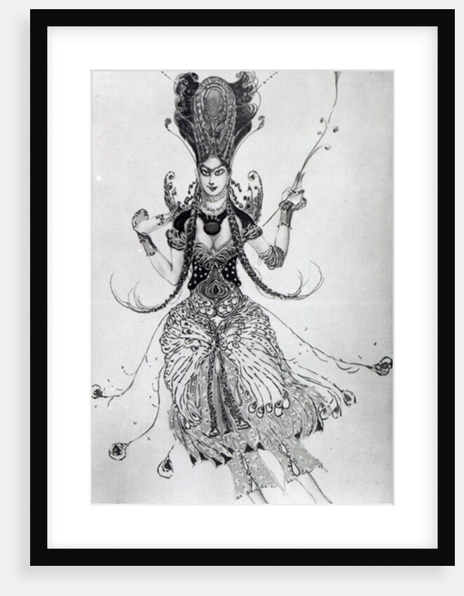Costume design for 'The Firebird', 1910 by Leon Bakst