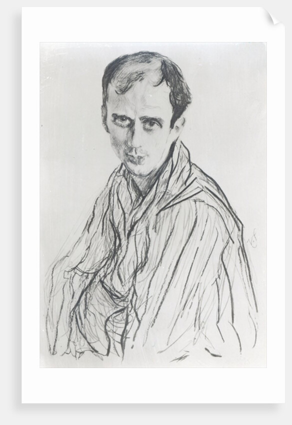 Michel Fokine, 1909 by Valentin Aleksandrovich Serov