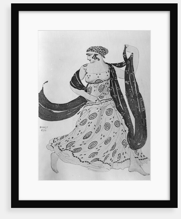 Costume design for 'Cleopatra', 1910 by Leon Bakst