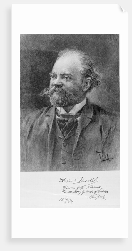 Anton Dvorak, 1894 by American School