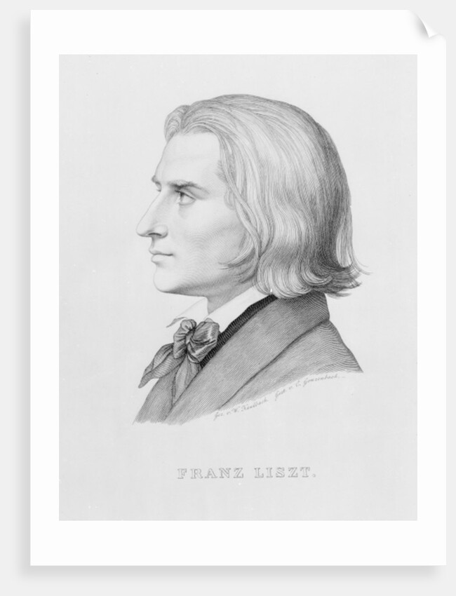 Franz Liszt by Wilhelm von Kaulbach