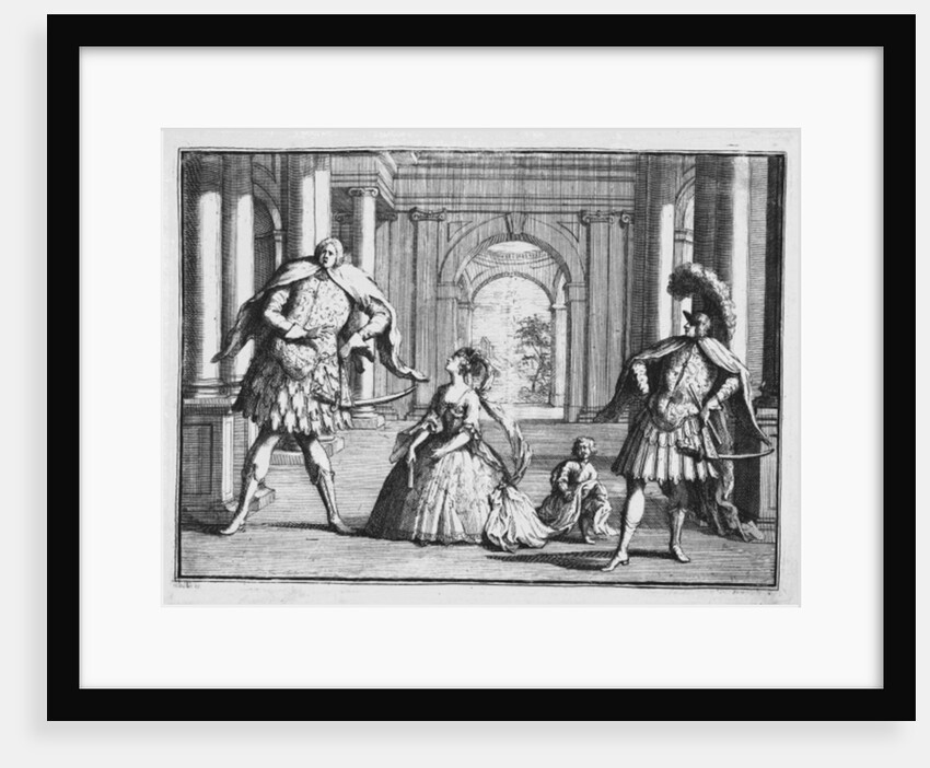 Farinelli, Cuzzoni and Senesino in Handel's 'Flavio', c.1728 by William Hogarth