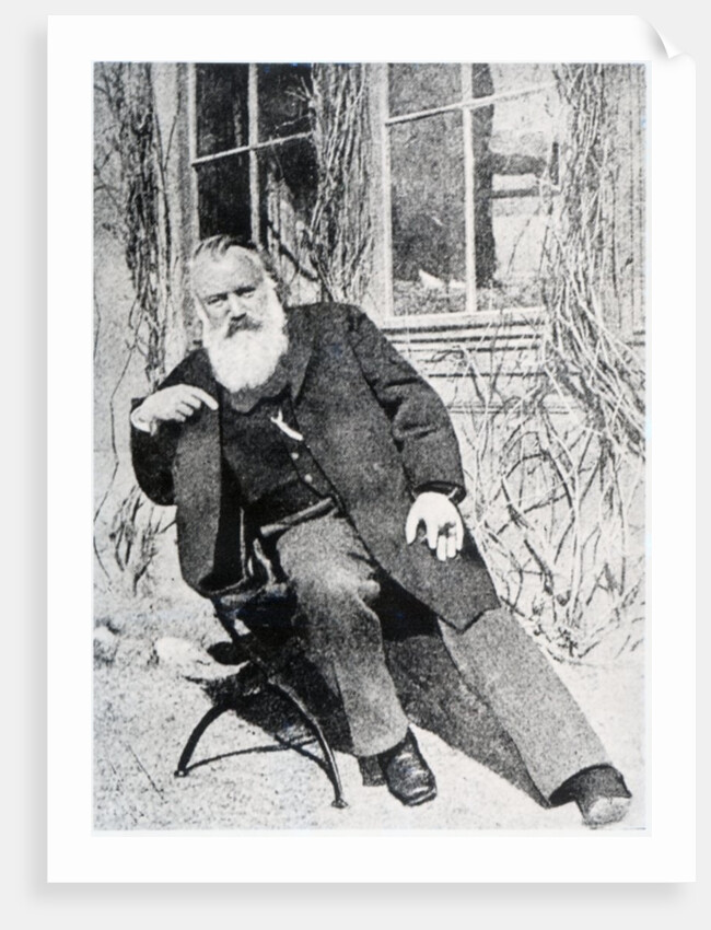 Johannes Brahms, c.1897 by Austrian Photographer