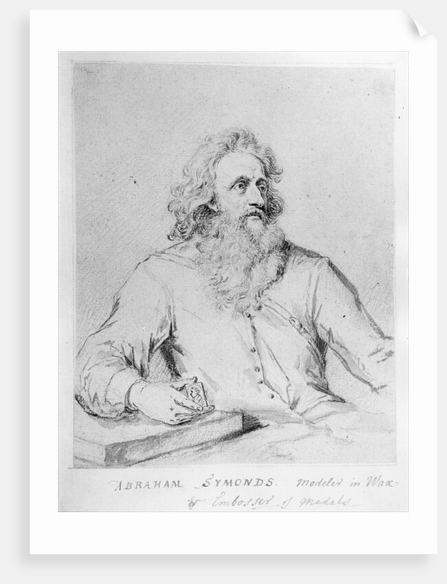 Abraham Symonds, after a portrait by Sir Godfrey Kneller by George Vertue