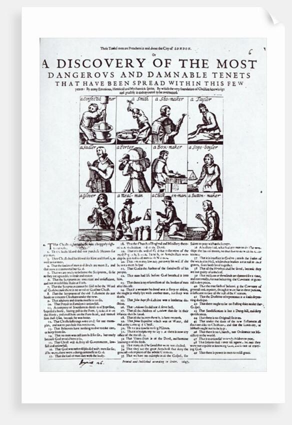 A Discovery of the Most Dangerous and Damnable Tenets that have been spread within this few by English School