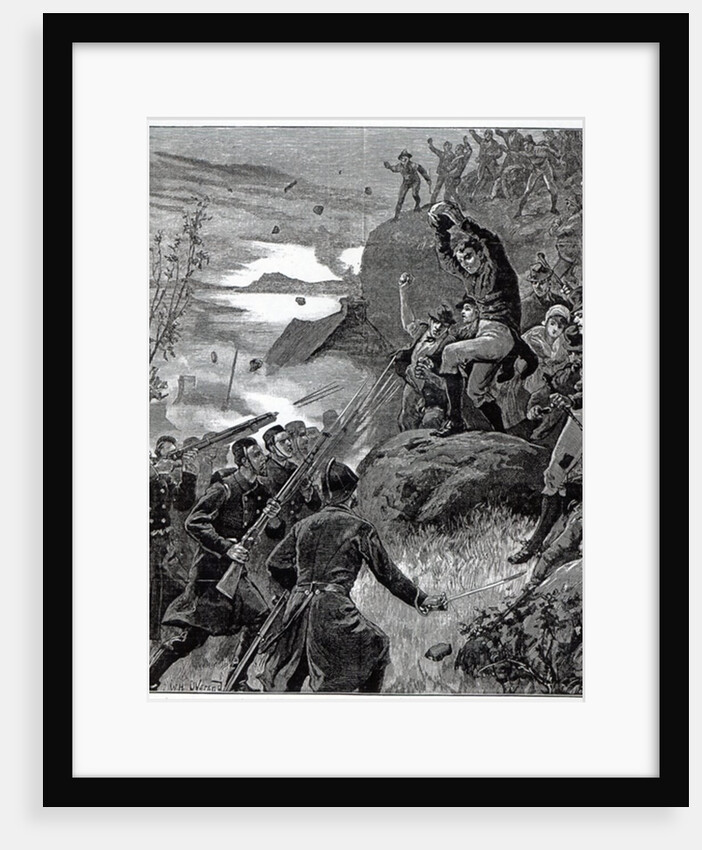 The State of Ireland: The Affray at Belmullet, County Mayo by Aloysius O'Kelly