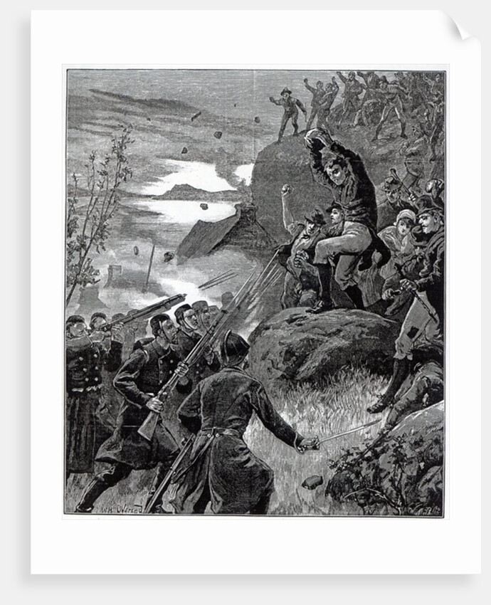 The State of Ireland: The Affray at Belmullet, County Mayo by Aloysius O'Kelly