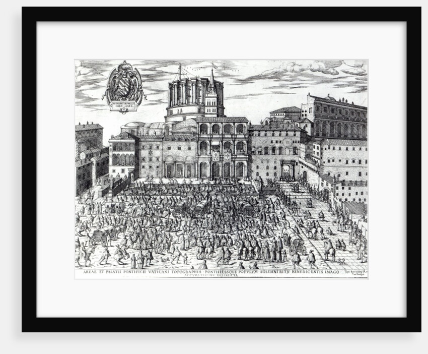 The Benediction of Pope Pius V in St.Peter's Square c.1567 by Italian School