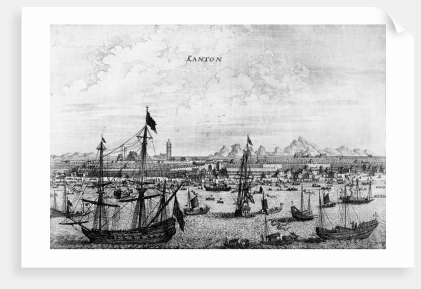 Kanton, China, 1669 by English School