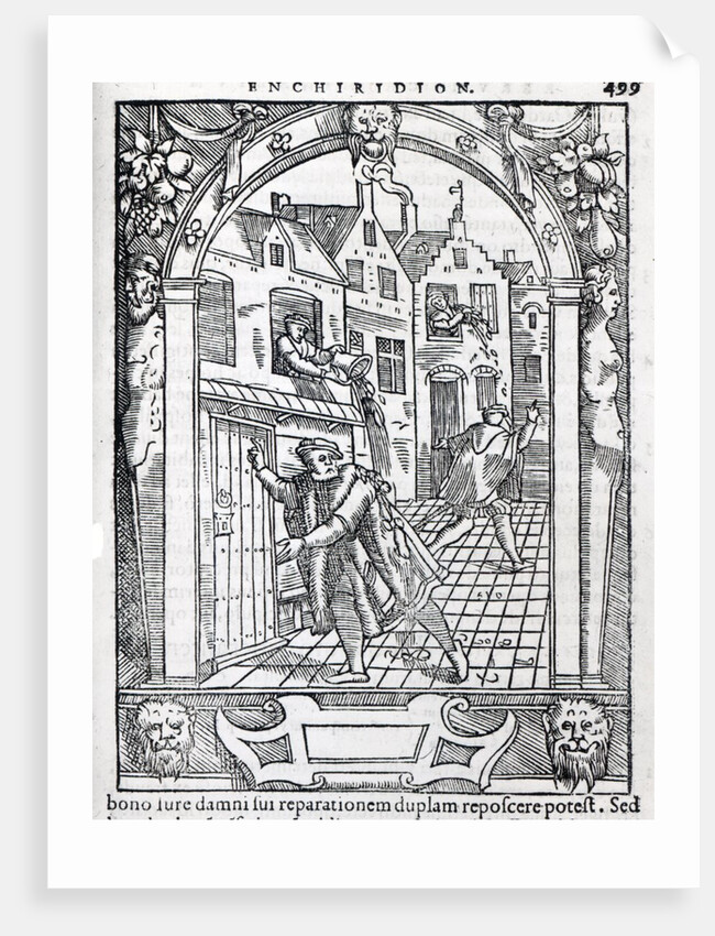 Emptying the Chamber Pots by Dutch School