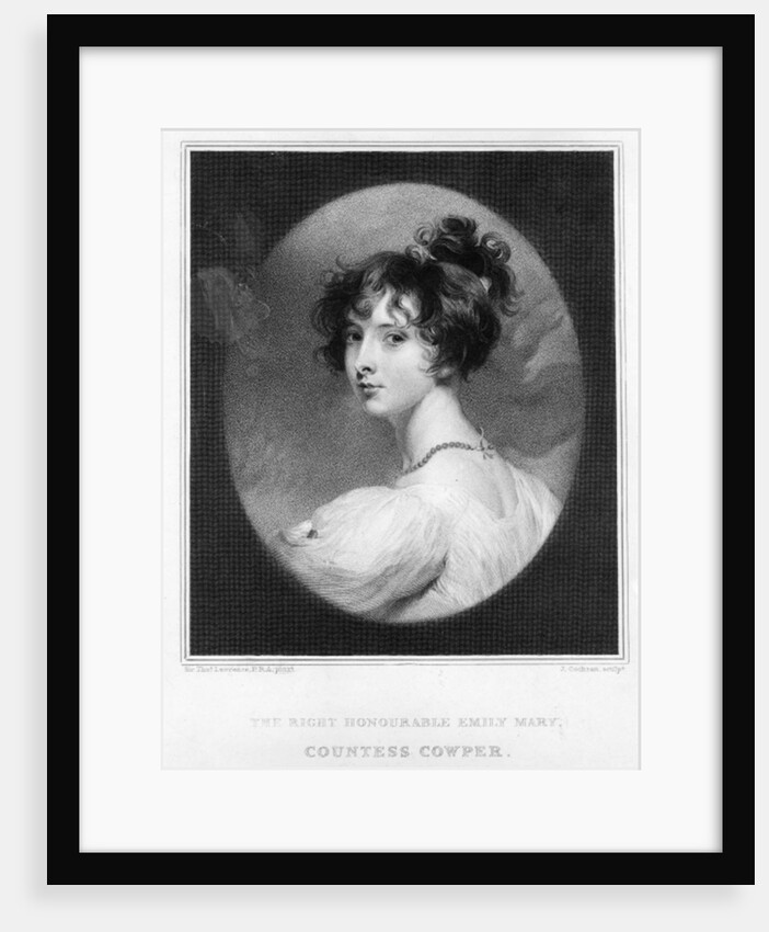 Emily Mary, Countess Cowper by Thomas Lawrence