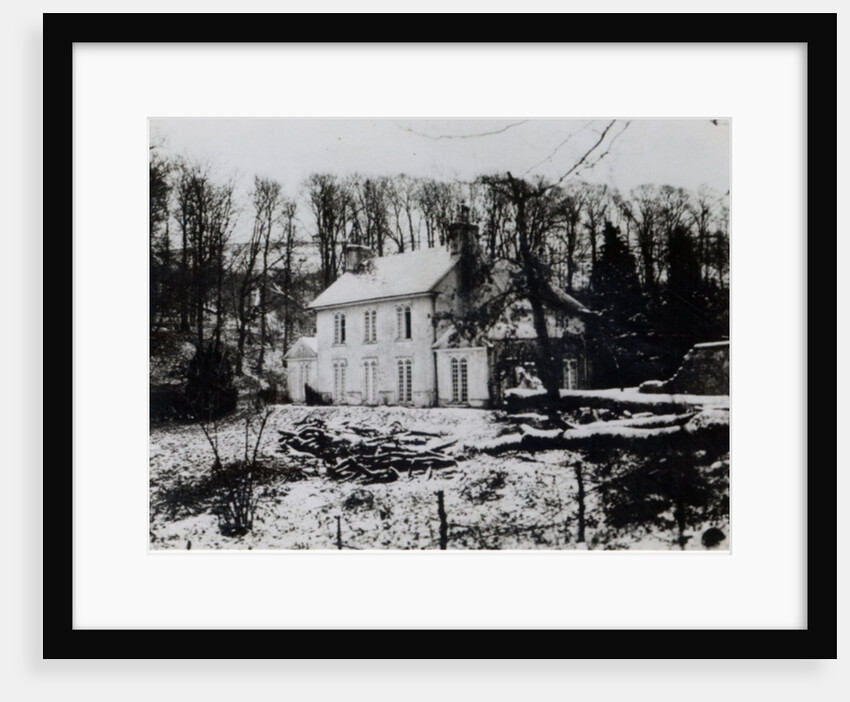 Asham House near Beddingham in East Sussex, ca 1900 by English Photographer