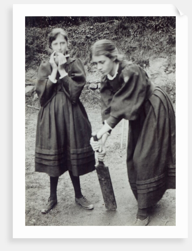 Virginia and Vanessa Stephen, in St. Ives, 1894 by English Photographer