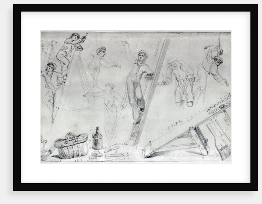 Illustration of Painting and Decorating by George the Elder Scharf