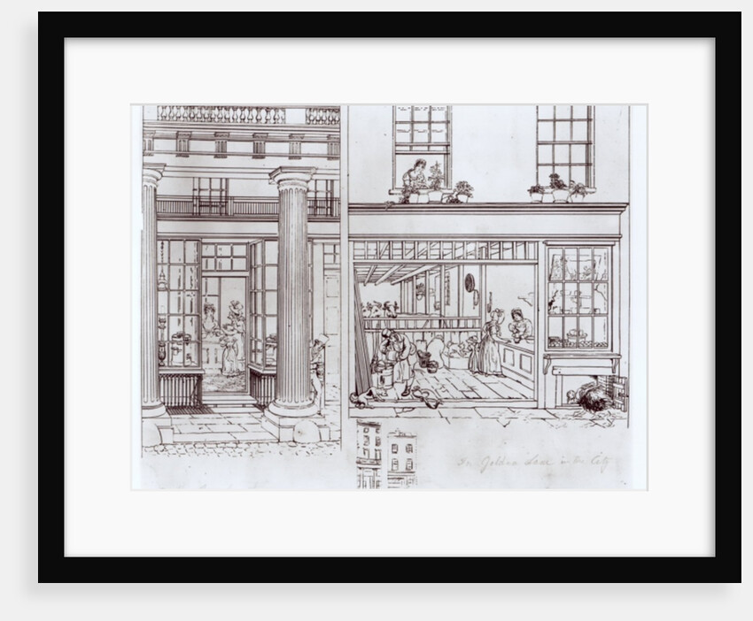 The Quadrant, Regent Street and Golden Lane, London, c.1829 by George the Elder Scharf